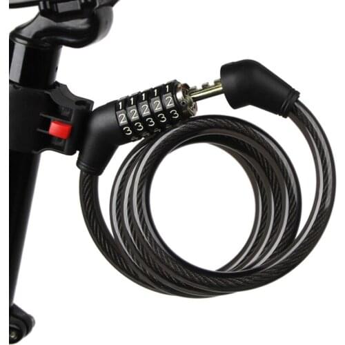 GUB SF-31 bicycle lock five-digit code lock mountain bike strip wire lock bicycle ring lock