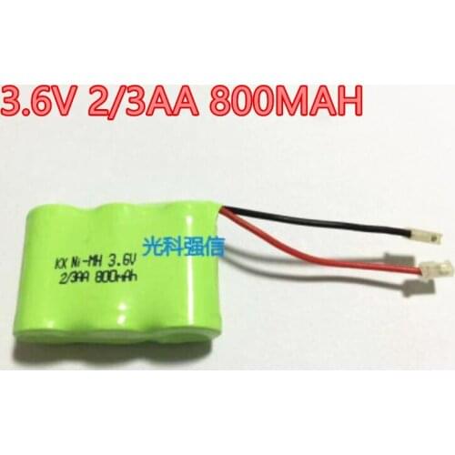 10pcs/lot Original Ni-MH 2/3AA 3.6V 800mAh Ni-MH 2/3AA Rechargeable Battery Pack With Plugs For Cordless Phone