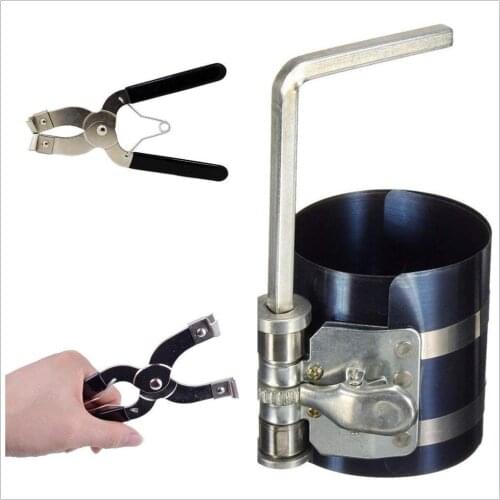 3Inch Car Engine Piston Ring Compressor with Piston Ring Pliers Installer Removal Tool Kit