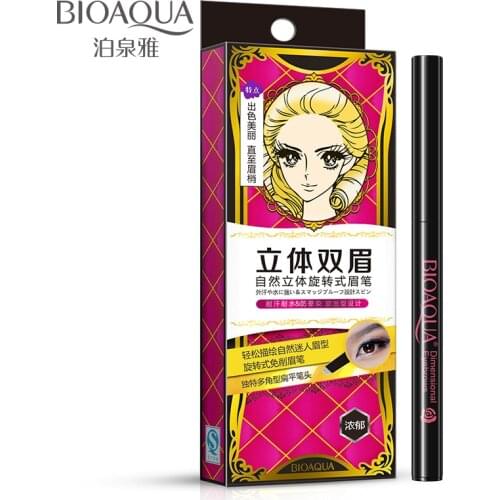 BIOAQUA 1Pcs New Automatic Eyebrow Enhancer 100% Sweat & Waterproof Eyebrow Pencil Pen 5 Colors Eye Brow Paint Brand Cosmetics