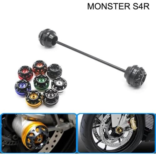 Free shipping for MONSTER S4R 2003-2008 CNC Modified Motorcycle Front wheel drop ball / shock absorber