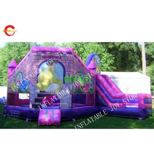 Free air ship to door!20x13ft-6x4m commercial inflatable bounce house castle combo, cheap bouncer house inflatable slide combos