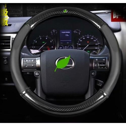 Car Steering-wheels Cover 37 38cm 15" For Lexus Es250 Is300 Rx270 rx450 Nx300 Ls460 Ct200h Ux260 Gx470 gx460 Lx570 Gs300