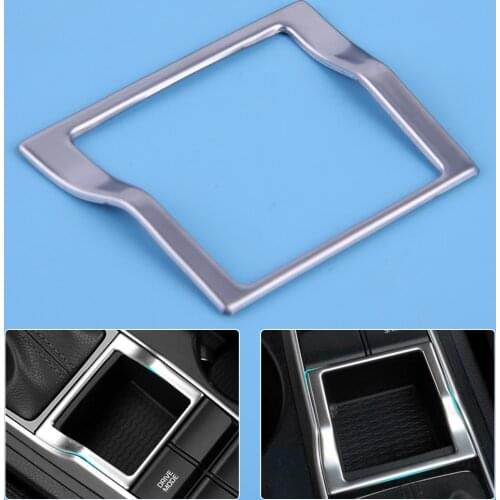 CITALL Auto Silver Stainless Steel Gear Shift Trim Frame Cover Fit For Hyundai Tucson 2016 2017 2018 Car Interior Accessories