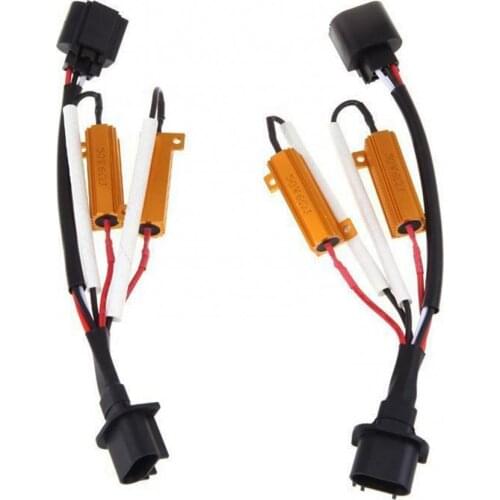 80% Hot Sell 2Pcs Car Headlight LED H13 Dual Resistance Decoder HID Error Warning Canceller