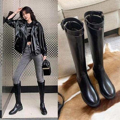 Женские высокие ботинки HKGS China At AliExpress