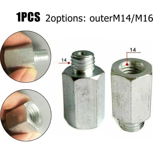 M14 /16 Grinder Polisher Interface Converter Drill Bit Screw Thread Adapter Outer M14 Inner M16 Connectors