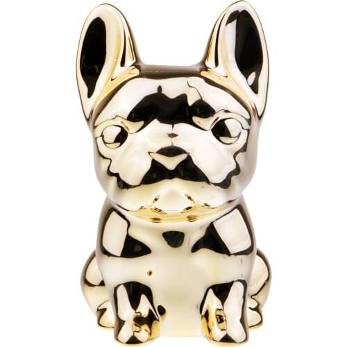 MagiDeal Resin Money Boxes Puppy Coin Bank Cute Dog Shaped Piggy Bank Doggy Coin Bank Saving Pot Collection Cash Coin Money Box
