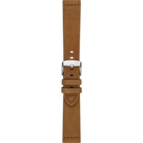 Morellato leather strap handmade line Bramante artifacts Brown