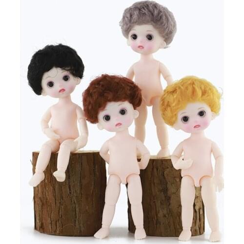 OB11 Bei Ya 16 Cm 13 Joint Nude Doll BJD 1/8 Gift Toys for Girls DIY Girls Toy Interactive Dolls New Arrival