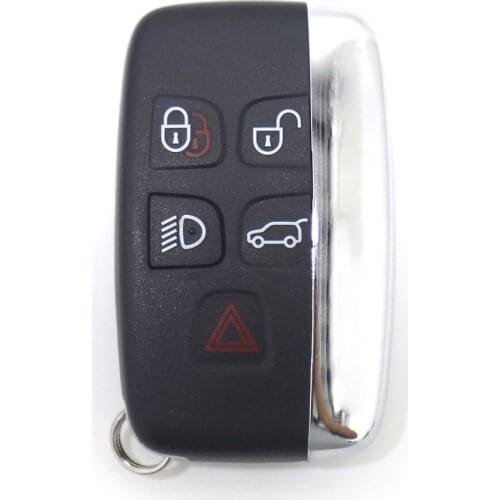 Lockartist Auto Transponder 5Buttons 433MHz Smart Remote Control Smart Car Key for DX7 Land Rover Evoque etc Free Shipping