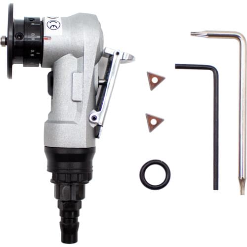 Mini Pneumatic Chamfering Machine Portable Air Chamfer Machine Metal Trimming Machine 45 Degree Bevel Polishing Machine 30000RPM