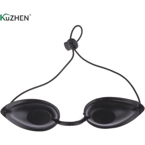 1PCS Adjustable UV Skin Tanning Eye Protection UV Shield Glasses Black Soft Sunbathing Eyewear Tanning Goggles Beach