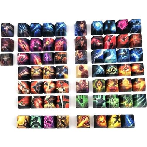 League of Legends LOL Personality Keycap For Mechanical Gaming Mini Keyboard GK61 ANNE PRO 2 60% Keyboard Custom OEM Keycaps
