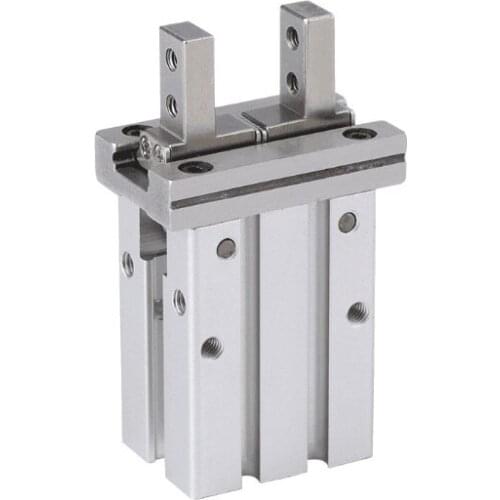 Free shipping Double Acting Air Gripper Pneumatic Finger clamp cylinder Parallel cylinder MHZ2 series Bore size 10D-40D