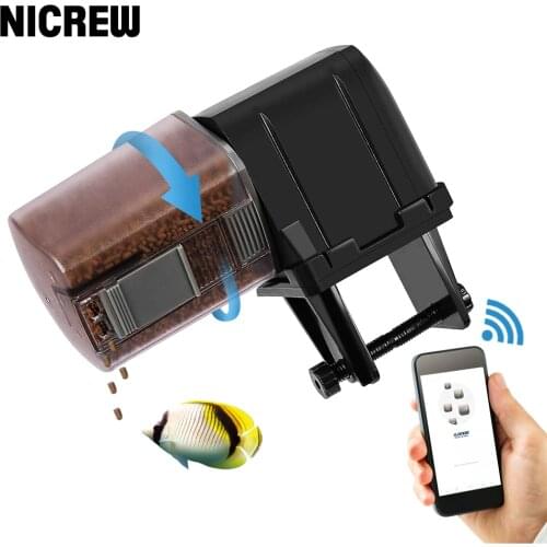 Smart feeder fishing Automatic Fish Feeder Wifi Remote Intelligent Control Auto Feeders Timer For Aquarium Fish Tank Food Feeder