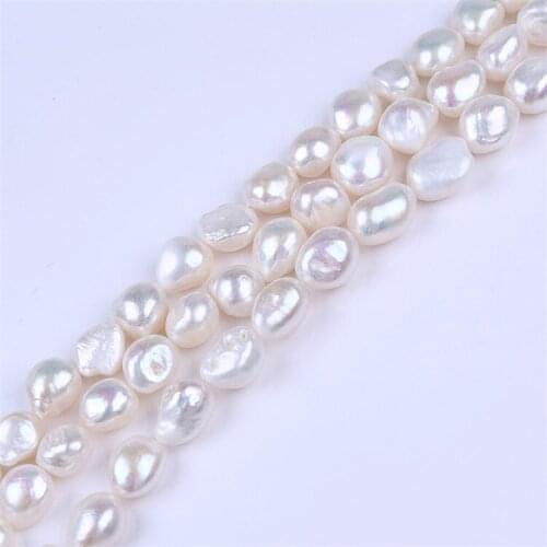 Hot sale natural freshwater 12-15mm AA Grade baroque shape pearl