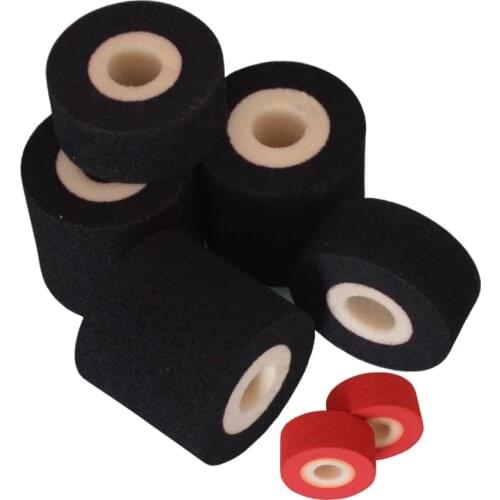 Hot ink roll lot number printing machine dry ink roller used on sealing machine and coding machine