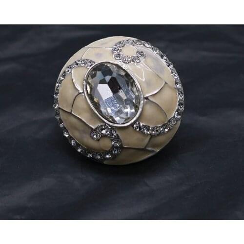 Good quality 38mm metal rhinestones button with sweater coat decoration button accessories DIY 1Pcs/Lot SP-0090