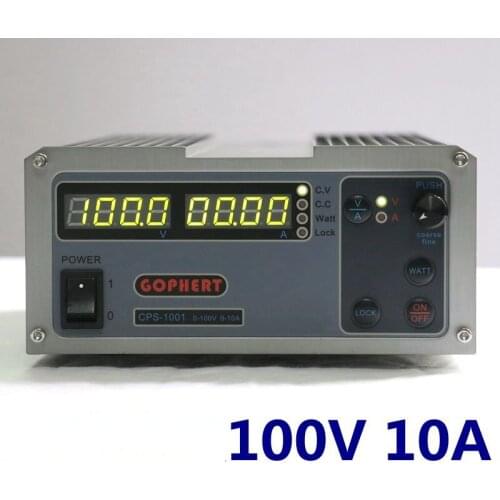 Steady Gophert DC switching power supply CPS-1001 output 100v10a adjustable DC power lock four-digit display
