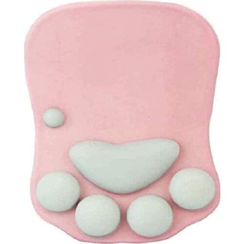 3D Mouse Pad with Soft Silicone Wrist Rest Support Cushion- Nonslip