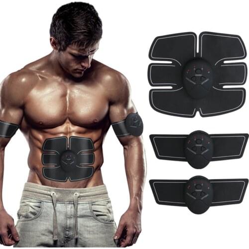 Muscle Massager Training Body Shape Fitness Set ABS Six Pad Abdominal electric muscle stimulator Massager Sticker Abdominalizer