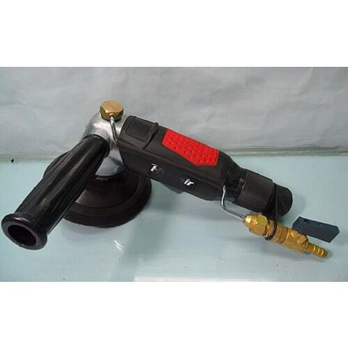 New 5" Air Adjustable Marble water mill Stone polishing machine Wet Polisher Granite with Polishing Pads