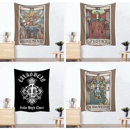 Witchcraft Wall Hanging Tarot Tapestry Wall Hanging Witch Tspestry Moon Tapestry Mandala Tapestry Home Decor