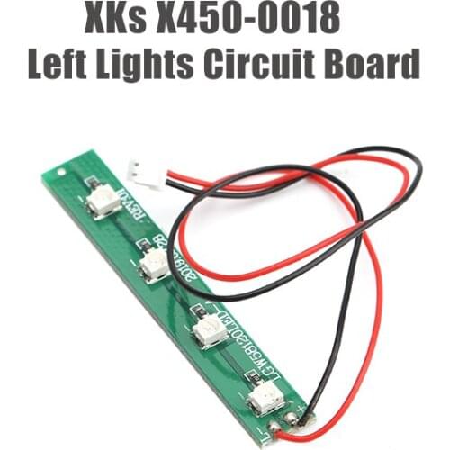 WLtoys XK X450 RC Glider Plane Original Spare Parts 0017 Right Light Circuit board 0018 Left Lights Circuit board Accessories