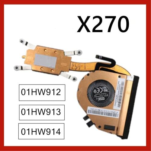 New/Orig Lenovo Thinkpad X270 FAN+Heatsink UMA FRU: 01HW912 01HW913 01HW914