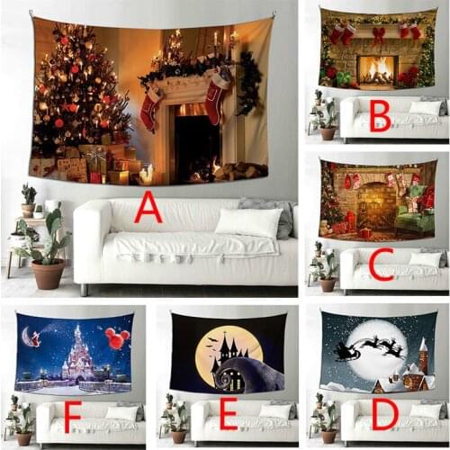 Christmas Tapestry Wall Hanging Christmas Santa Claus Tapestry Wall Hanging Home Decoration Tapestry
