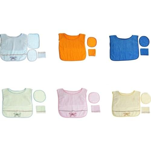 Todder Utensil Washing Cloth Hands Desk Tableware Washcloth for Kids Apron and Towel Basic Skill Montessori Materials