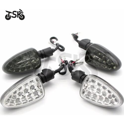 Motorcycle Clear Turn Signal Indicator Light Lamp Fit for BMW F650GS F800S K1300S R1200R G450X R1200GS K1200R F800ST LED