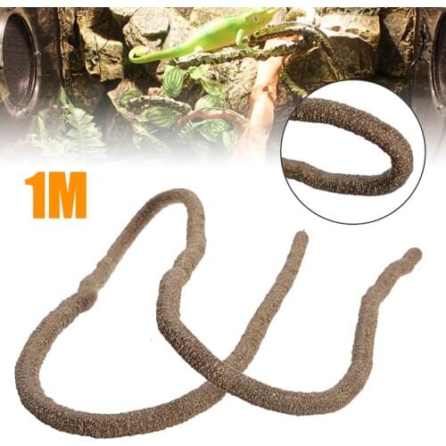100cm Terrarium Vines Flexible Bendable Jungle Climber Reptile Pet Terrarium Decors Accessories