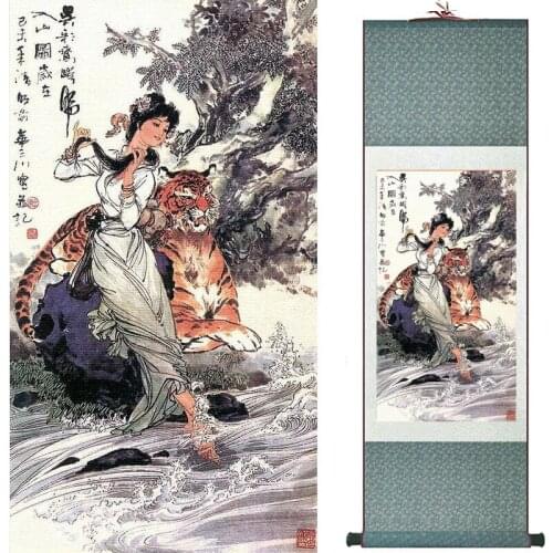 Traditional Chinese art painting Silk scroll painting Chinese wash painting Chinese wash painting 20190730009