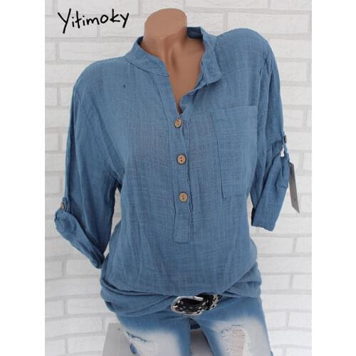 Yitimoky Gray Blouses