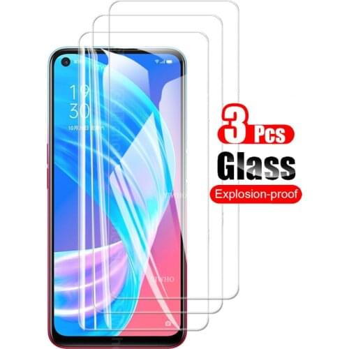 3PCS Protective Glass for Oppo a73 5g Screen Protector Tempered Glass on For oppoa73 a735g CPH2161 Camera Lens Safety Front Film