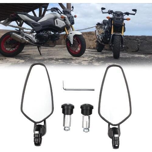 Motorcycle Mirror Motorbike Handlebar End Rearview Moto Hand Bar Universal Handle Bar Side Mirror