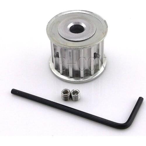 5pcs HTD5M15 Timing Pulley 15teeth Synchronization Alumium Bore 5mm/6mm/6.35mm/8mm/10mm/12mm Teeth Width 16mm for Steper motor