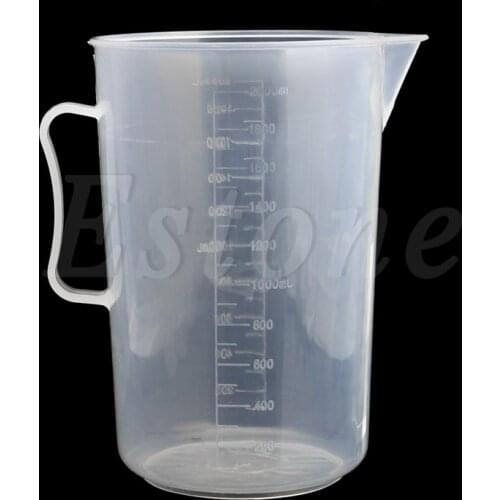 1Pc Plastic Measuring Cup Jug Pour Spout Surface Kitchen150/250/500/1000/2000ML