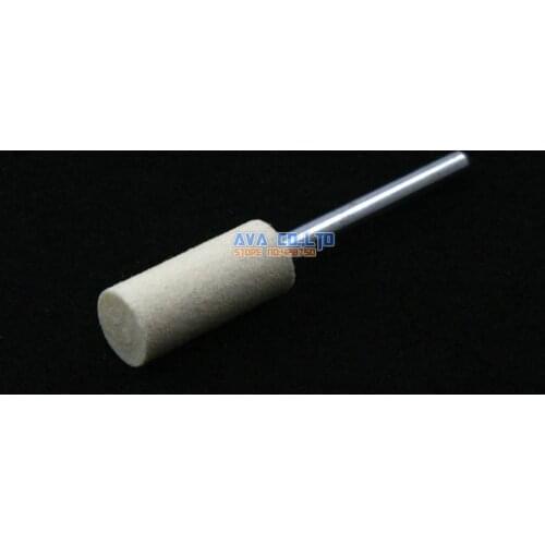 20 Pieces 8x18mm Barrel Mounted Wool Felt Polishing Point Burrs 3mm Shank