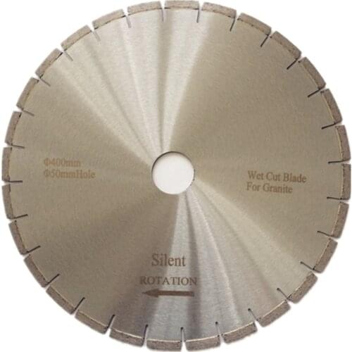 DB22 Top Quality Silent Diamond Saw Blades 16 Inch Wet Cutting Blades Smooth Cutting Disc for Granite Slab 1PC