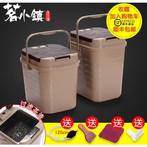 Tea Barrel Tea Residue Barrel Spam Filtering Drain Bucket Large Capacity Tea Table Waste Water Bucket Tea Set