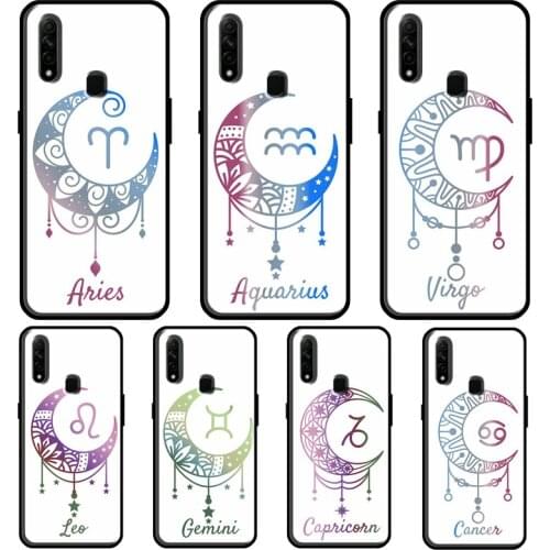 ASTRONOMY ZODIAC HOROSCOPE DREAM CATCHER For OPPO Find X3 Pro A5 A9 A53 A31 2020 A1K A5S A15 A52 A72 A83 A91 F5 Reno 2 Z Case