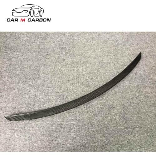 Carbon trunk lip B style 2014~2020year for S class W222 B style trunk wing car carbon rear spoiler