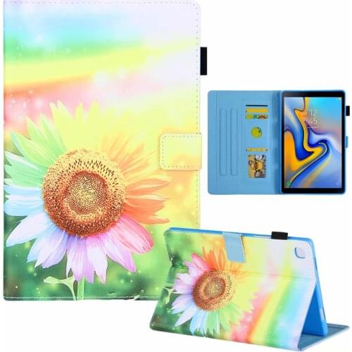 Leather PU For Samsung Galaxy Tab A7 Cover 10.4 SM-T500 SM-T505 Folding Stand Tablet Cover For Samsung Galaxy Tab A7 2020 Case