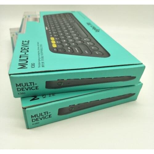 Logitech K380 Wireless Bluetooth Keyboard Original Multi-device Light Mini Keybord for Android Apple Phone Computer