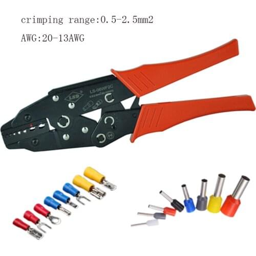LSD specializes in high quality tool manufacturing LS series manual crimping tool LS-06WF2C multifunctional cable crimping