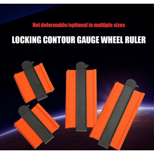 5inch / 10inch Contour Gauge with Lock Profile Tool Precisely Copy Irregular Shape Duplicator Easy Cutting Profile Gauge