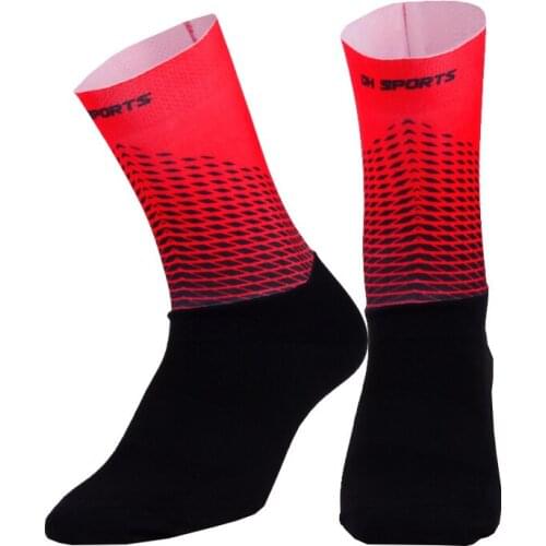New High-tech Cycling Socks Women Anti Slip Bike Compression Sock Bicycle Outdoor Running Sports Socks Womens Small Size